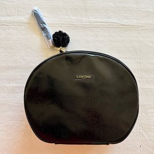 Lancôme Paris Large Cosmetics Black Bag/Case New NEVER USED